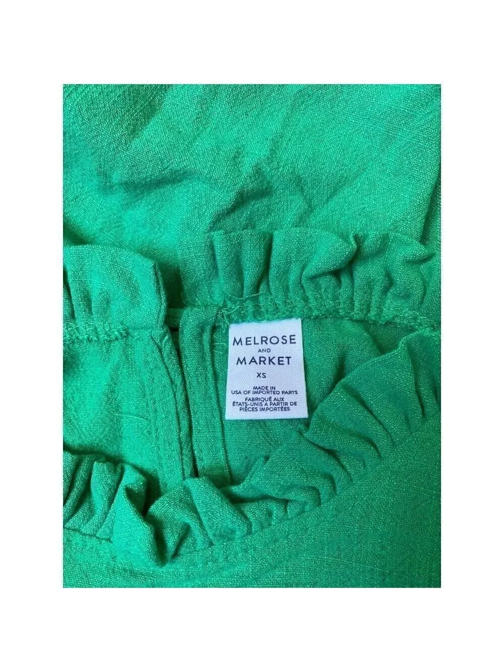 MELROSE & Market BNWOT Women Green Tiered Midi Dress Sz XSmall - Picture 5 of 6